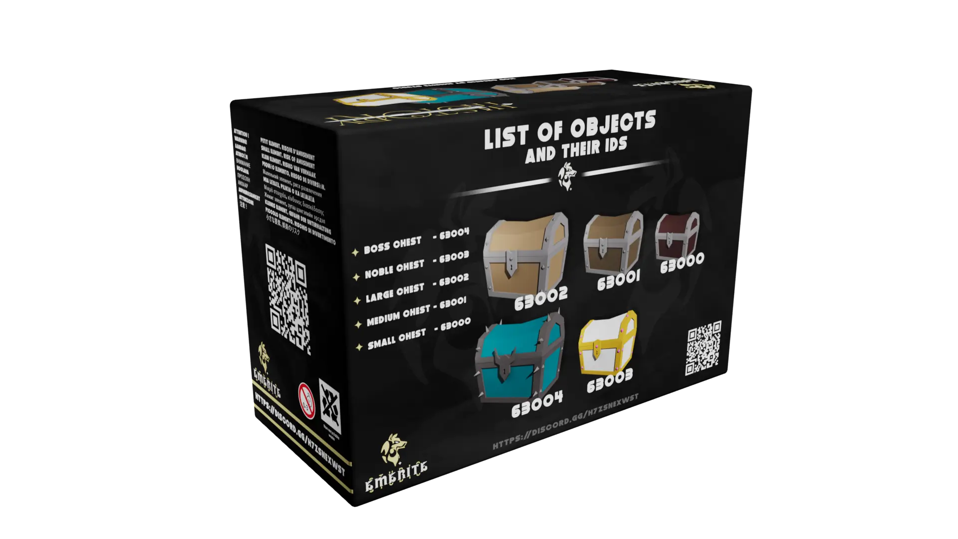 5 Medieval Chest Emerite Studio