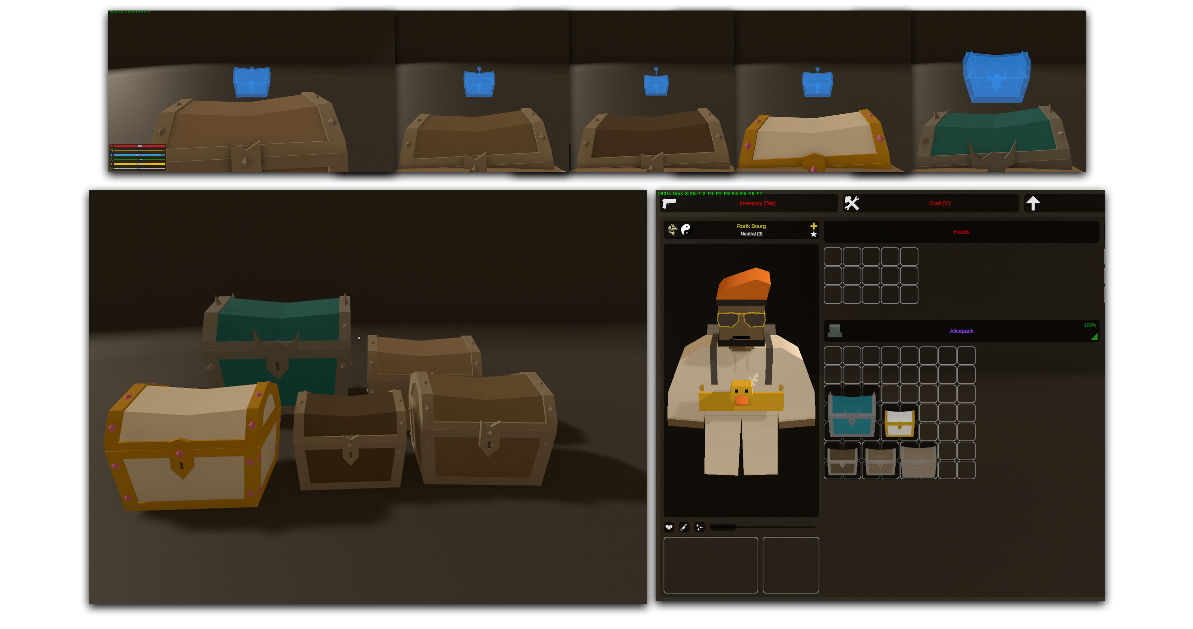 5 Medieval Chest Emerite Studio